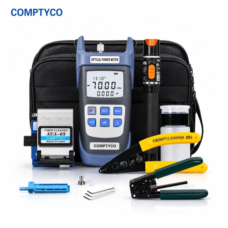 طقم أدوات احترافي للألياف البصرية CompTyco