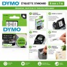 شريط DYMO D1 قياسي 9 مم × 7 م أسود على أبيض
