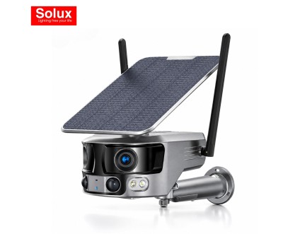 Caméra Solaire SOLUX Y6 4K 4G Wi-Fi 6 IP66 180°