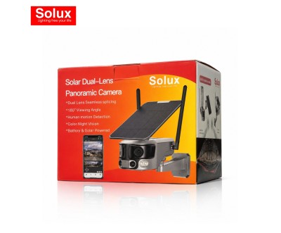 كاميرا SOLUX Y6 الشمسية 4K مع 4G وWi-Fi 6 وIP66
