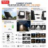 كشاف LED شمسي 100 واط 1100 لومن مع مستشعر حركة PIR