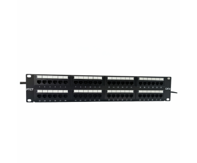 Panneau de Brassage AICO Cat6 48 Ports RJ45 19" Rack 2U