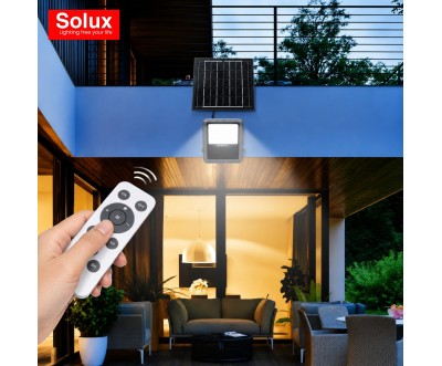 كشاف LED شمسي 100 واط 1100 لومن مع مستشعر حركة PIR