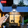 Projecteur Solaire LED 100W 1100 Lumens avec Détecteur PIR