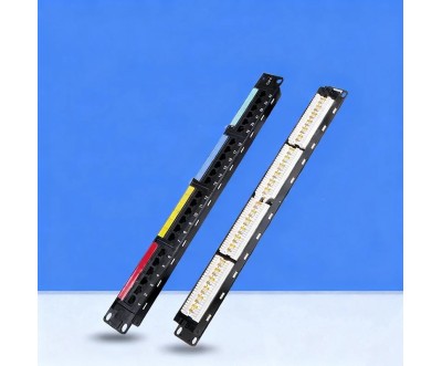 Panneau de Brassage AICO Cat6A 24 Ports RJ45 19" 1U