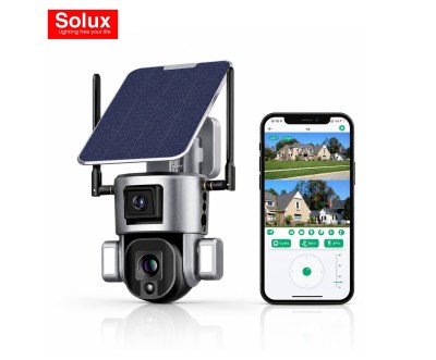 Caméra Solaire Solux Y5 4G PTZ 360° 4K Ultra HD