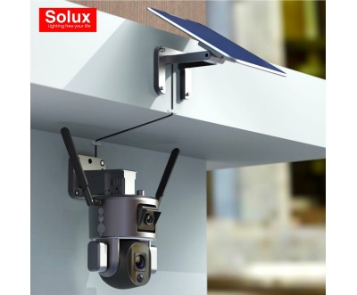 Caméra Solaire Solux Y5 4G PTZ 360° 4K Ultra HD