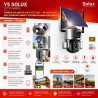 Caméra Solaire Solux Y5 4G PTZ 360° 4K Ultra HD