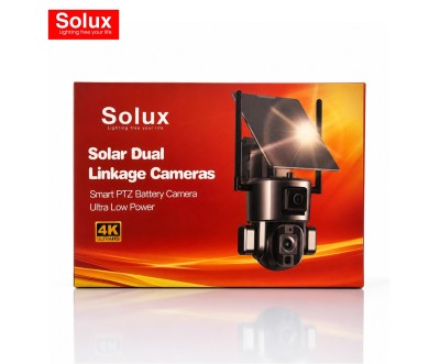 Caméra Solaire Solux Y5 4G PTZ 360° 4K Ultra HD