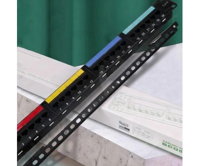 Patch Panel Cat6a 24 Ports RJ45 Aico – CableSolution | Computer Cabinet & Network Rack 19’’