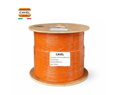 Câble Réseau CAVEL Cat6 LSZH 23AWG 500M – UTP Certifié