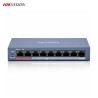 DS-3E0109P-E/M(B) – 8-Port Fast Ethernet PoE Switch with 250 m Extended Mode and 60 W PoE Budget