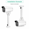 Support Caméra Galvanisé I20 20 cm | Support Mural CCTV