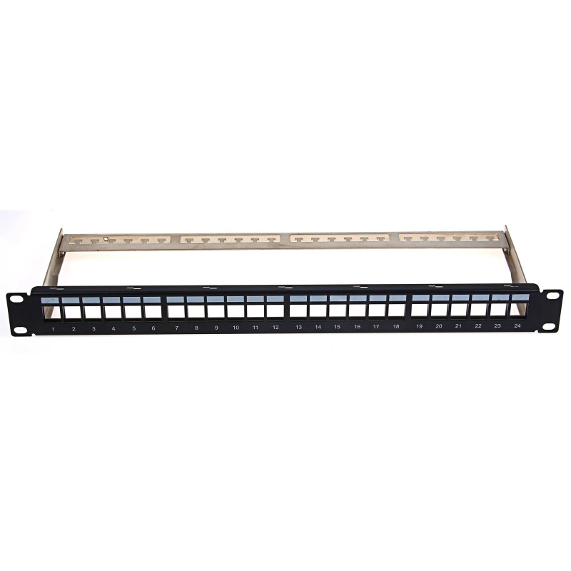 Patch Panel Modulaire Cat7 24 Ports 19" – Panneau de Brassage