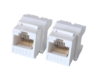 Keystone RJ45 Cat6A UTP 10Gbps – Module Réseau pour Patch Panel