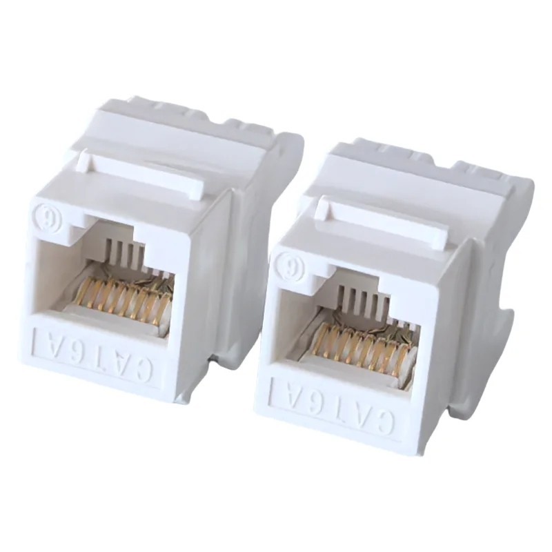 Keystone RJ45 Cat6A UTP 10Gbps – Module Réseau pour Patch Panel