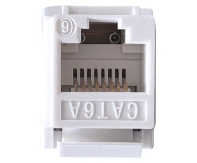 Keystone RJ45 Cat6A UTP 10Gbps – Module Réseau pour Patch Panel