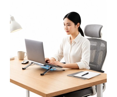 Support PC Portable ST-N4 Ergonomique Réglable Aluminium