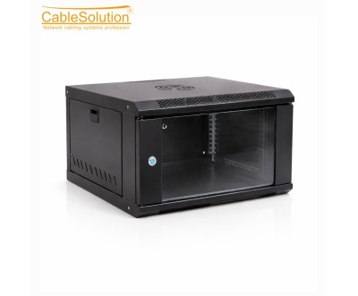 Armoire informatique murale 9U Rack 19 pouces 600×450 mm Noir – CableSolution
