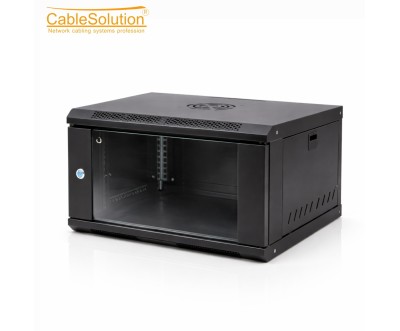 Armoire informatique murale 9U 600x450 mm – Rack 19 pouces | CableSolution