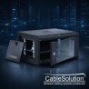 Armoire informatique murale 6U 19 pouces 600x450 – CableSolution 6406