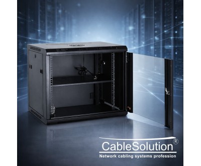 Armoire Informatique Murale 12U 19" 600×600 mm CableSolution 6612