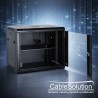 Armoire Informatique Murale 12U 19" 600×600 mm CableSolution 6612