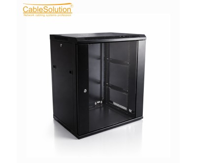Armoire informatique murale 15U Rack 19 pouces 600×600 mm Noir – CableSolution