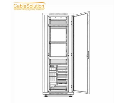 Armoire informatique 42U 800x1000 CableSolution 81042