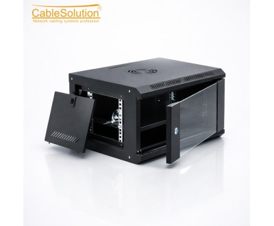 Armoire informatique murale 4U 600x450 mm – Rack 19 pouces | CableSolution