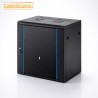 Armoire informatique murale 18U Rack 19 pouces 600×450x1000 Noir – CableSolution