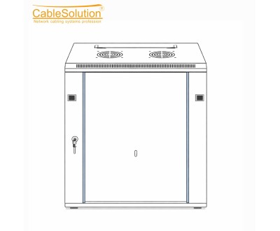 Armoire Informatique Murale 18U 600x450 CableSolution