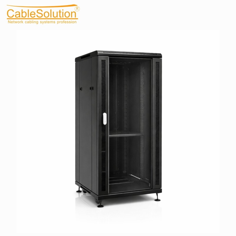 Armoire Informatique 19" 22U 600x600 au Sol – CableSolution 6622