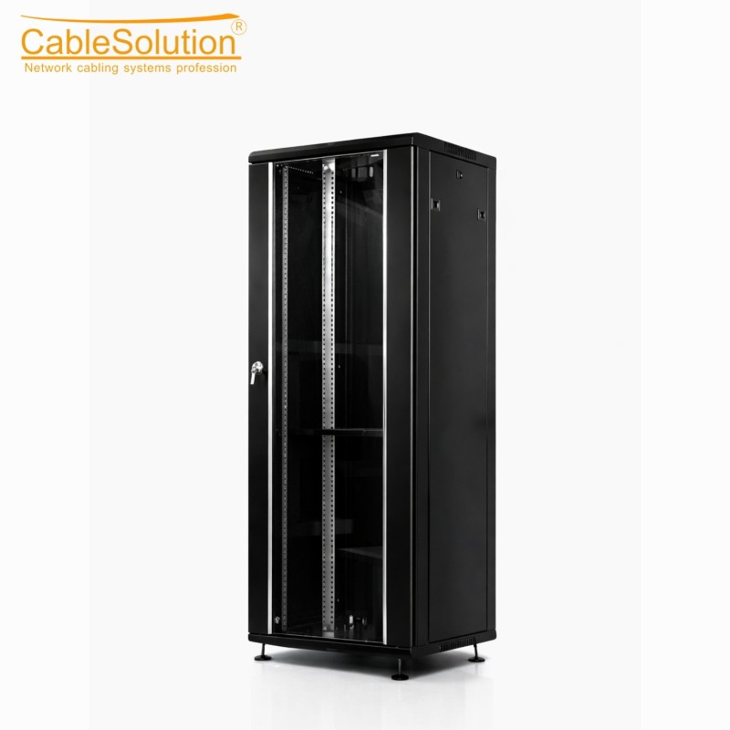 Armoire Informatique 19" 24U 600x600 Sol CableSolution 6624