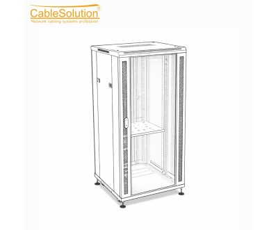 27U 19" Network Cabinet CableSolution 6627