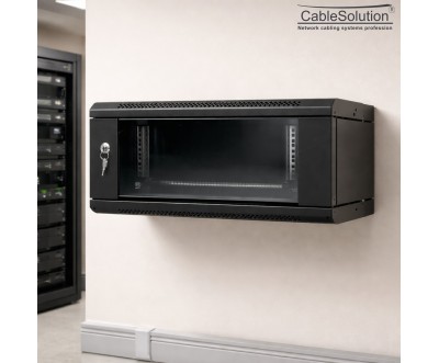 4U Wall Mount Rack Cabinet 19 inch CableSolution 5404
