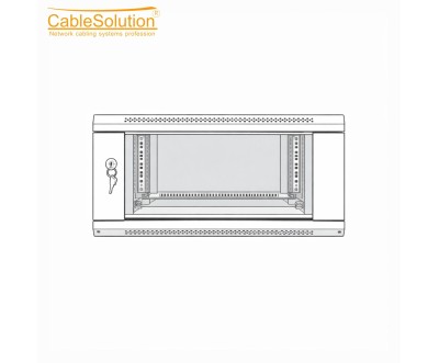 4U Wall Mount Rack Cabinet 19 inch CableSolution 5404