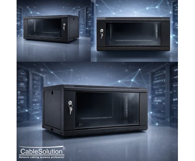 4U Wall Mount Rack Cabinet 19 inch CableSolution 5404