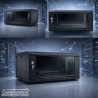 4U Wall Mount Rack Cabinet 19 inch CableSolution 5404
