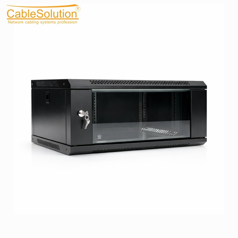 خزانة شبكات حائطية 6U 19 بوصة CableSolution
