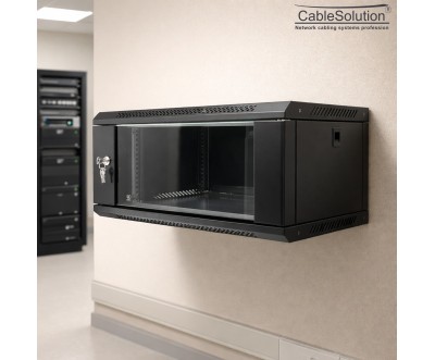 خزانة شبكات حائطية 6U 19 بوصة CableSolution