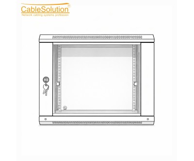 خزانة شبكات حائطية 9U 19 بوصة CableSolution