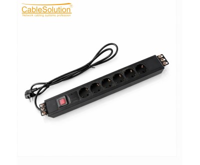 Multiprise 6 prises avec protection surtension CableSolution