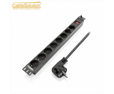 Multiprise 8 prises avec protection surtension CableSolution
