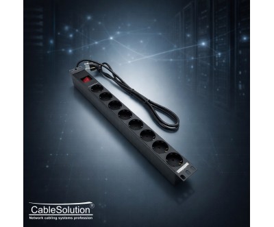 Multiprise 8 prises avec protection surtension CableSolution