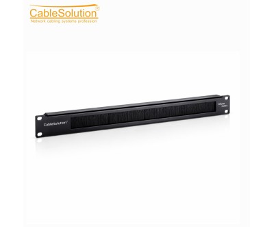 لوحة فرشاة 1U CableSolution لرفوف 19 بوصة