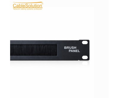 Panneau brosse 1U CableSolution pour rack 19 pouces