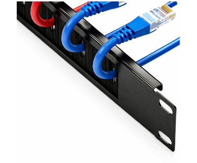 لوحة فرشاة 1U CableSolution لرفوف 19 بوصة