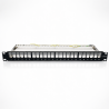19” Cat6A SFTP Patch Panel 24 Ports 1U