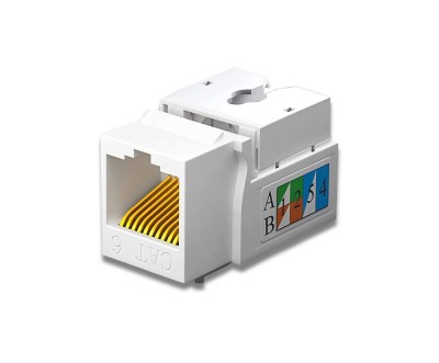RJ45 Cat6 UTP Keystone Module – Tool-Free Installation